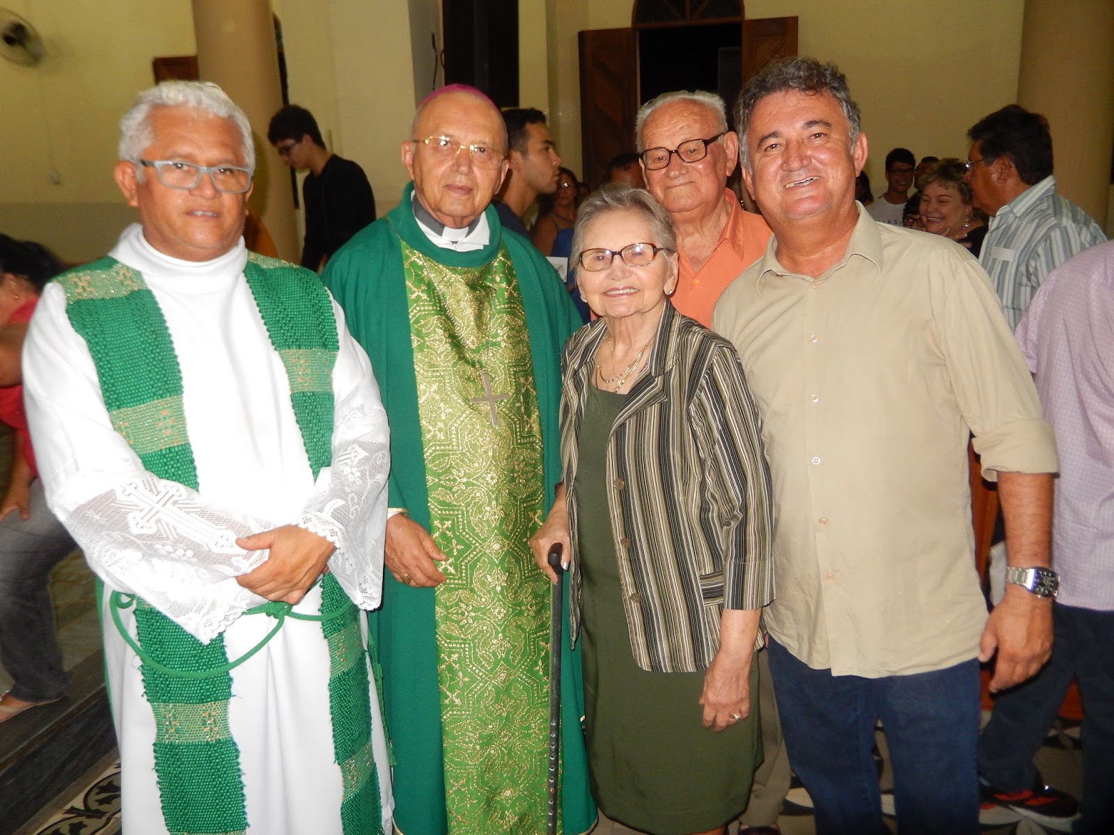 Resultado de imagem para fotos de padre ramos com dona nini sao paulo do potengi